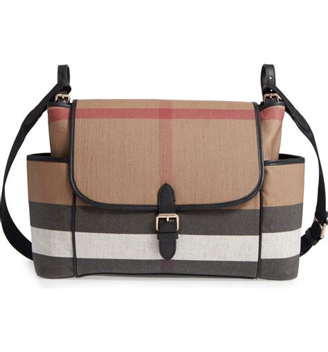 burberry logo flap diaper bag|Burberry diaper bag nordstrom.